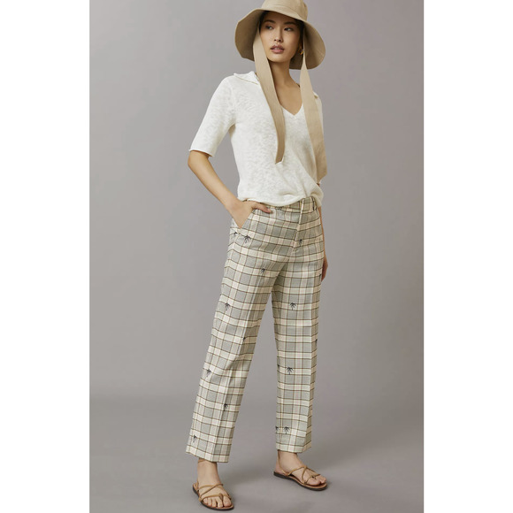 NWT Scotch & Soda Checked Trousers -27 Waist - Picture 1 of 11